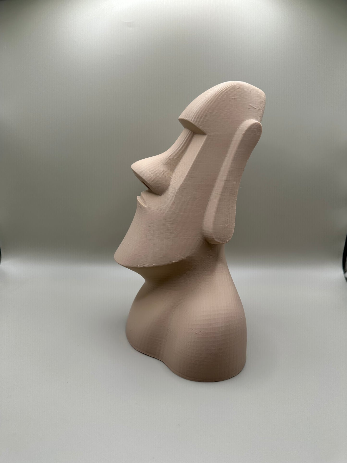 Modern Easter Island-inspired money box, perfect for saving coins or gifting.