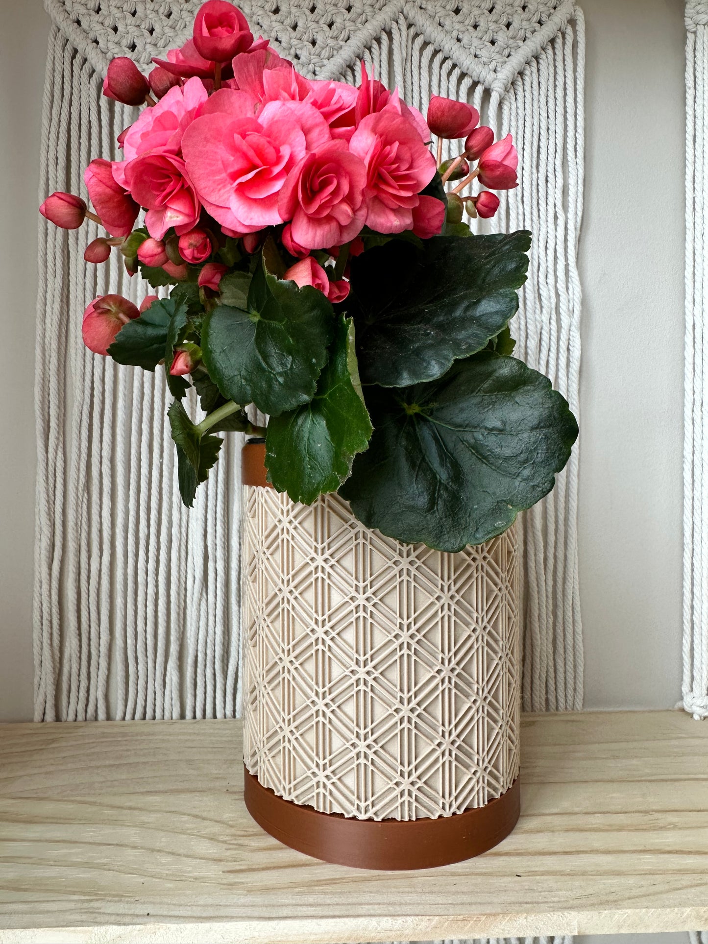 Boho Indoor Planter with Drainage