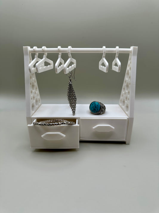 Mini Hanger Jewelry Organizer – 3D Printed Storage Rack