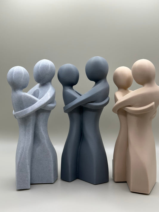 Embrace Mini Vase – 3D Printed Sculpture for a Single Flower