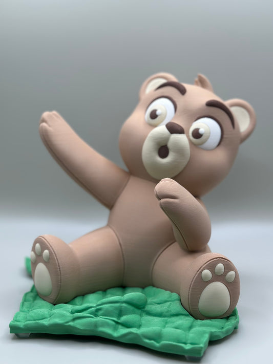 Bear Wine Holder – Fun 3D Printed Bear Figurine for Wine Display