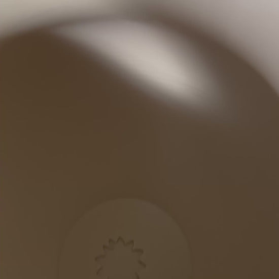 Close-up of detailed hands on 3D printed vase used as centerpiece