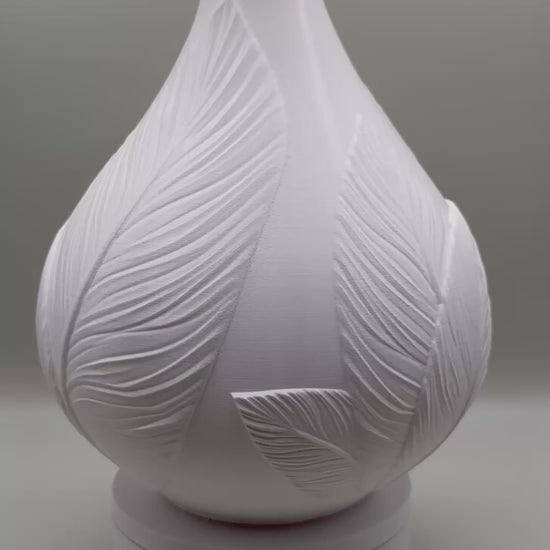 artistic vase in cozy living room setting